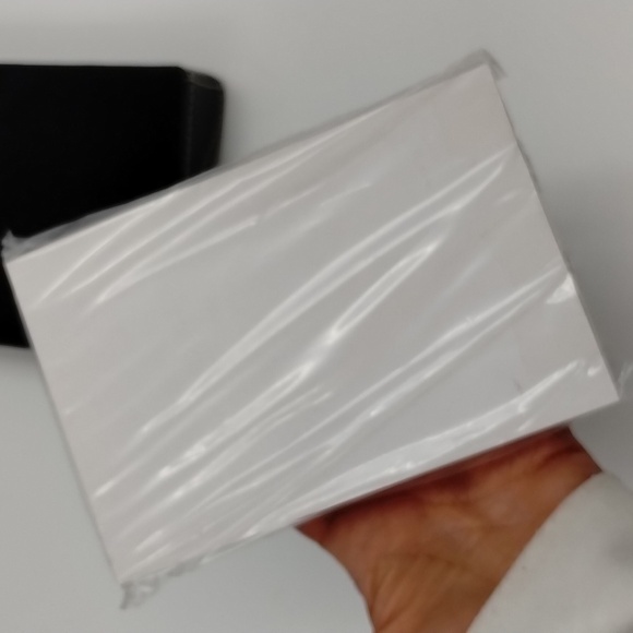 Black with White stitching Desk Set New - Picture 5 of 11